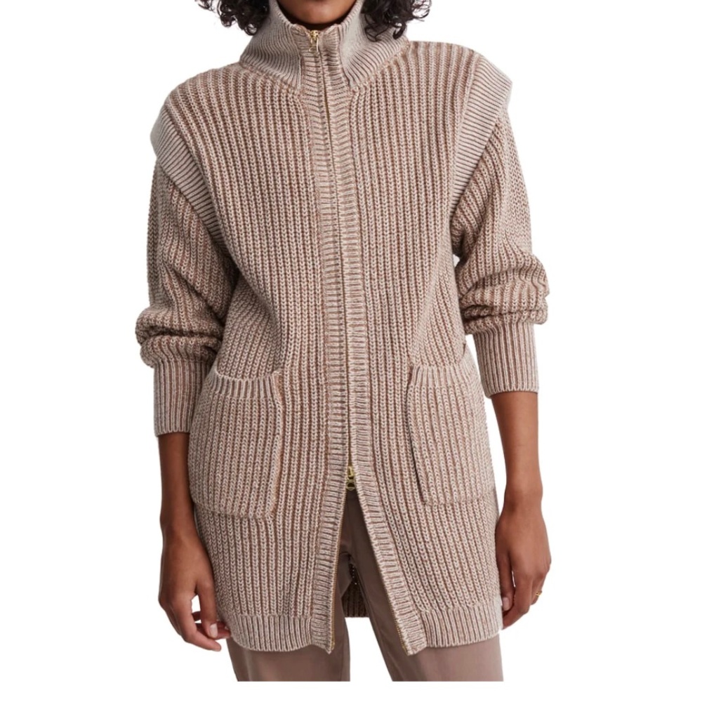 VARLEY full zip cardigan sweater jacket: Tori Knit Jacket